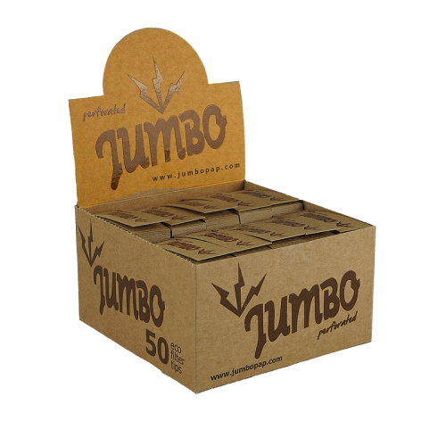 Jumbo Brown perforated filtertips | 25 pakjes