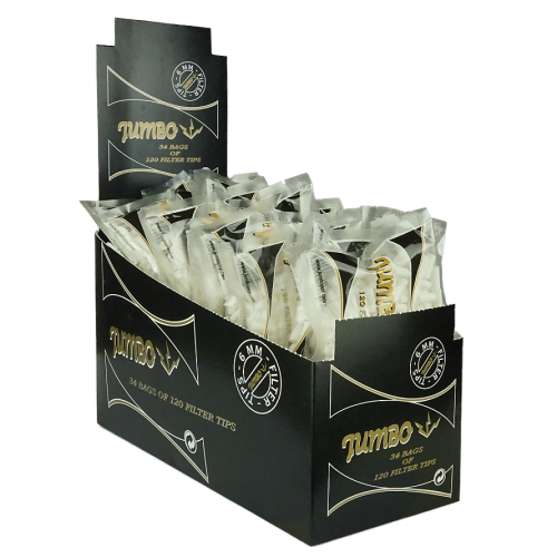Tips Filtres Jumbo Slim 6mm | 34 Packs