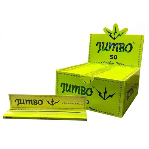Jumbo Green Kingsize Slim vloei | 50 pakjes