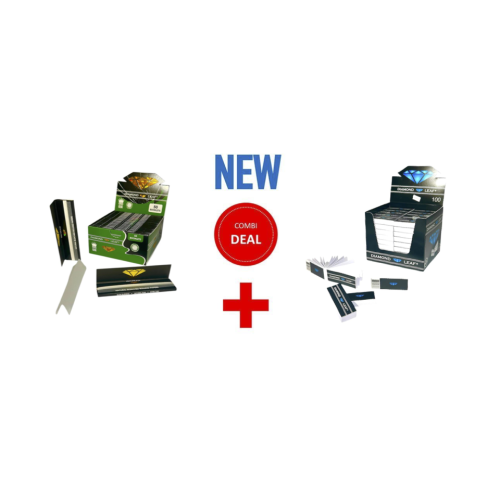 DIAMOND LEAF KING SIZE SLIM + DIAMOND LEAF FILTER TIPS COMBIDEAL