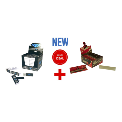 SMOKING BROWN + DIAMOND LEAF FILTER TIPS COMBIDEAL