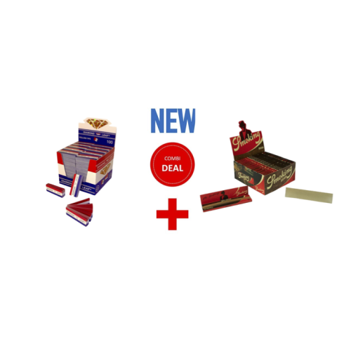 SMOKING BROWN + DIAMOND LEAF HOLLAND STYLED FILTER TIPS COMBI DEAL