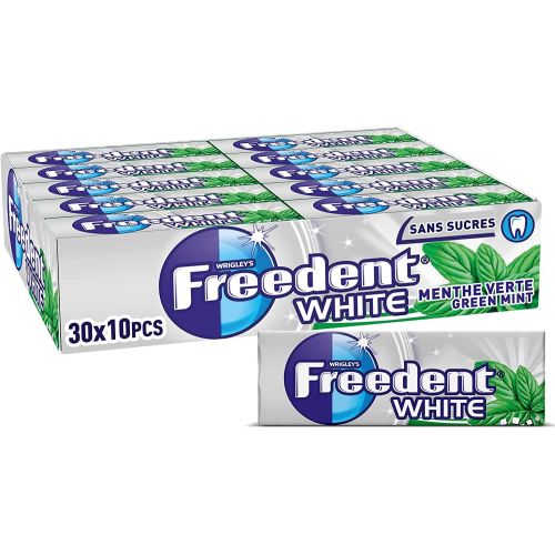 Freedent White Greenmint Chewing Gum 30 packs