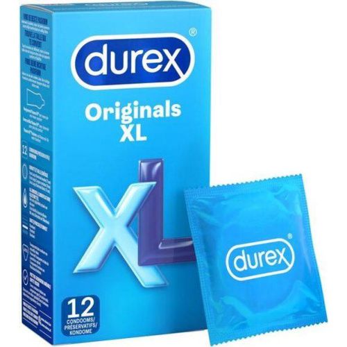 DUREX ORIGINALS XL BOX/12 CONDOOMS