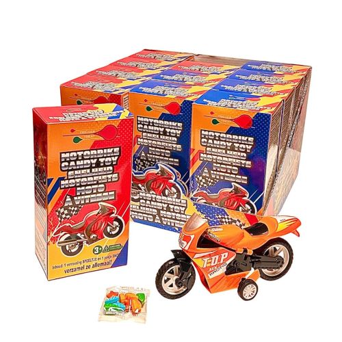 TRIGGER TREAT MOTORBIKE CANDY TOY BOX/12
