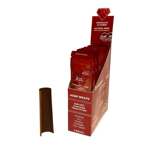 DIAMOND LEAF CHOCOLATE FLAVOURED HEMP WRAPS