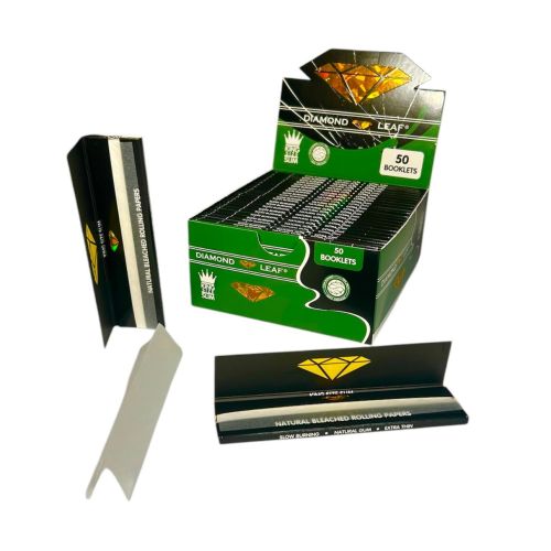 DIAMOND LEAF BLEACHED KING SIZE SLIM BOX/50