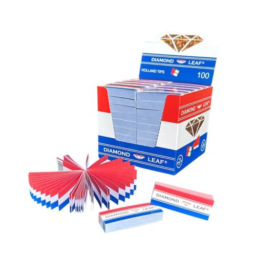 DIAMOND LEAF HOLLAND EDITION STYLE FILTER TIPS BOX/100