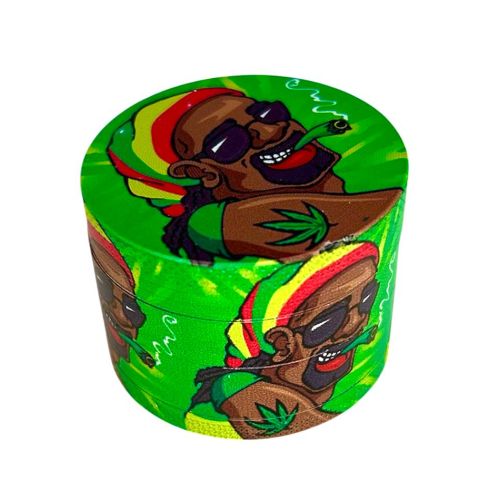 METAL GRINDER RASTA PATTERN