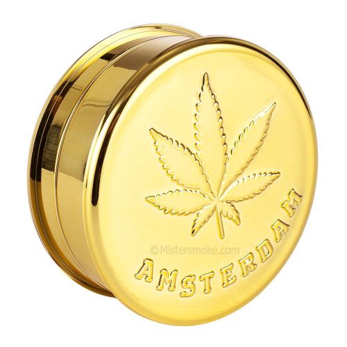 GOLDEN GLOSSED PLASTIC GRINDER