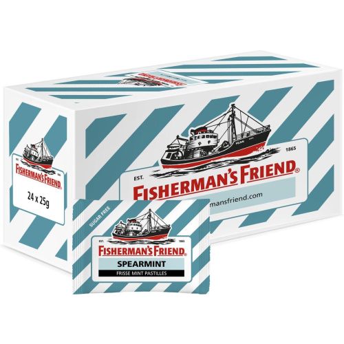 FISHERMAN’S FRIEND SPEARMINT 24 PAKJES x 25 GR