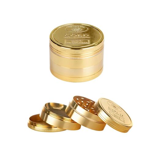 Metalen GOLD grinder - 4 parts - 47 mm