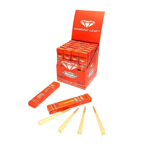 DIAMOND LEAF BROWN CONES 4 PACK