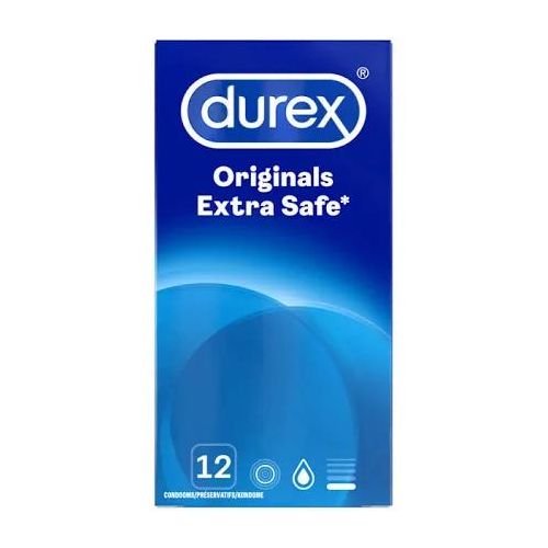 DUREX ORIGINALS EXTRA SAFE CONDOMS PACK/12