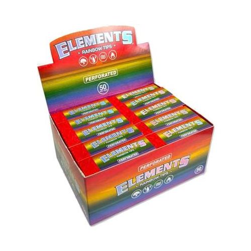 ELEMENTS RAINBOW FILTER TIPS BOX/50
