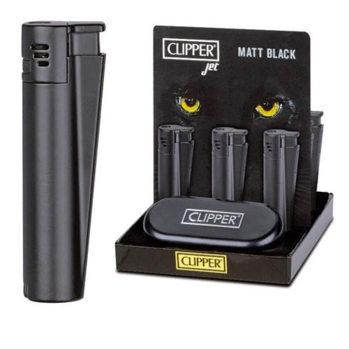 CLIPPER MATT BLACK JETFLAME METAL 1PC