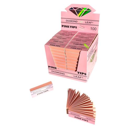 Diamond leaf pink filter tips