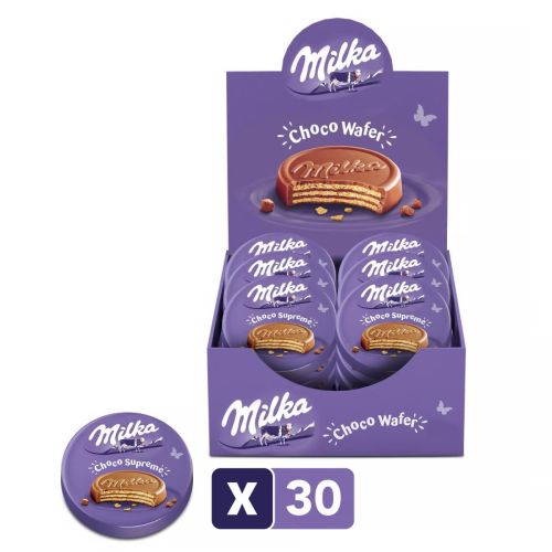 MILKA CHOCO WAFER SUPREME BOX/30