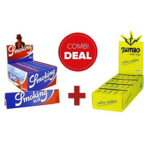 Smoking blue king size + jumbo yellow mellow combi deal