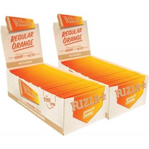 Rizla Orange regular 100 booklets rolling paper Single