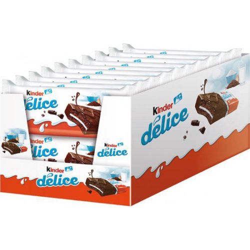 Kinder Delice - cake met chocolade en romige vulling 39 gr x 20 pakjes
