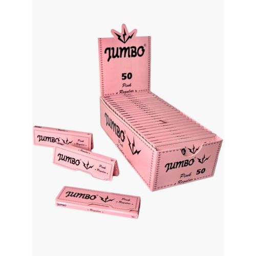 Jumbo Pink vloei regular | 50 pakjes