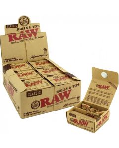 RAW® Classic materpice king size rolls & prerolled tips