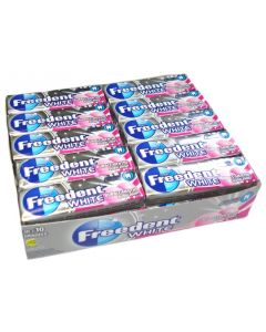 Freedent White Bubblemint Flavoured Chewing Gum 30 Pakjes