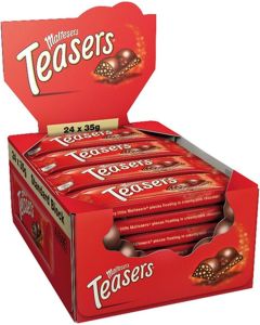 Maltesers teasers chocolade repen 24 x 35 gr