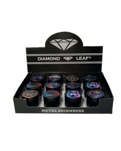 DIAMOND LEAF METAL WOLF GRINDERS BOX/12