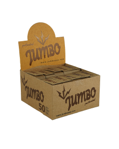 Tips de filtre perforés Jumbo Brown | 25 packs