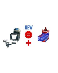 SMOKING BLUE + DIAMOND LEAF FILTER TIPS COMBI DEAL