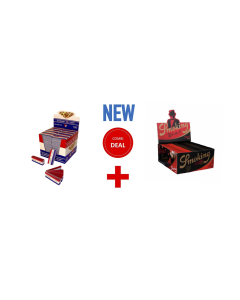 SMOKING BLACK + DIAMOND LEAF HOLLAND STYLED FILTER TIPS