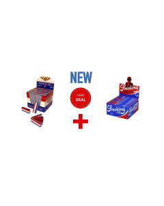 SMOKING BLUE + DIAMOND LEAF HOLLAND STYLED FILTER TIPS