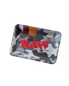 RAW Metal Rolling Tray – Camo (Mini)