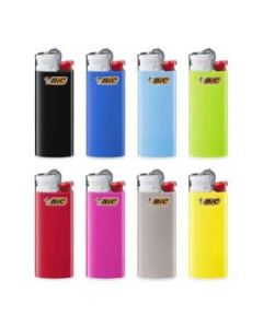 BIC Mini J25 Vuursteen aanstekers (10 stuks – willekeurige kleuren)