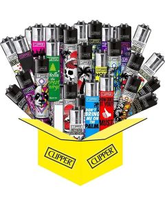 Clipper aanstekers 20 premium mix geen dubbel + min. 8 motieven uit actuele collecties