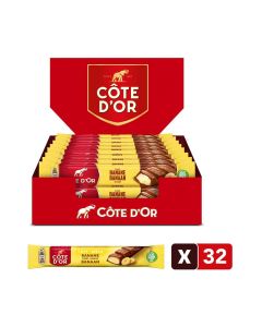 Côte d'Or chocoladerepen - melkchocolade met banaan - 48g x 32 repen