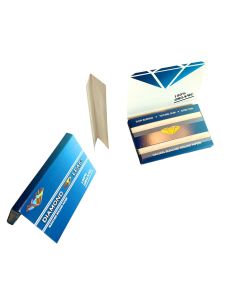 DIAMOND LEAF BLUE DOUBLE WINDOW 1 BOOKLETS