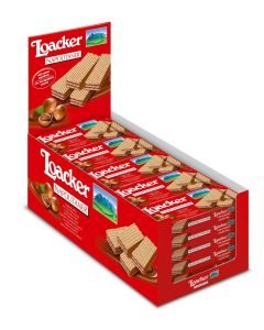 Loacker Wafer Hazelnoot Display 25 stuks BOX/25