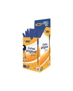 BIC CRISTAL BALPEN BLUE 50 PC BOX/50