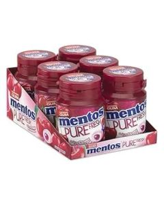 MENTOS CHERRY BOTTLE 6 x 60 GR