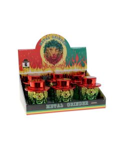 GRINDER RASTA MAN RAINBOW SHINY