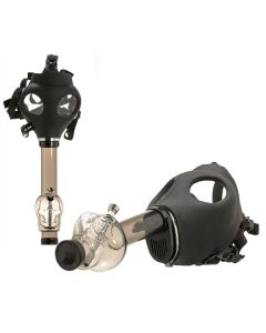 Gasmasker Bong Black Skull Shape