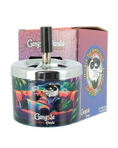 GANGSTA PANDA DRAAIENDE ASBAK 9CM ONTWERP 2
