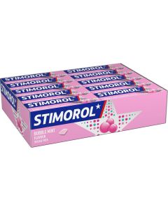 Stimorol Bubble Mint Flavor Chewing Gum - 30 Packs