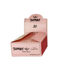 Jumbo Pink Kingsize Slim vloei | 50 pakjes