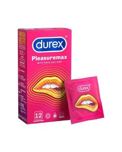 DUREX PLEASUREMAX WITH DOTS AND RIBS BOX/12 CONDOOMS