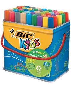 Viltstift Bic Kids Visacolor XL Ecolutions 48 stuks metalen etu