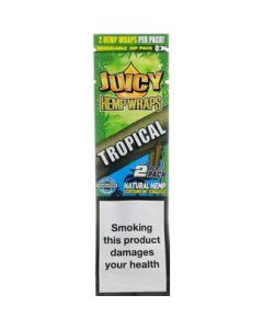 JUICY JAYS HEMP WRAPS TROPICAL 1 PC